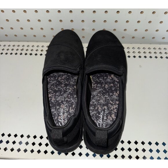Clarks Cloudsteppers Breeze Dawn Womens Slip On Loafers Flats Size 9 M Black - Picture 2 of 9